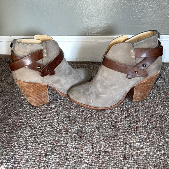 Rag & Bone Harrow grey ankle boots 8.5 - Picture 2 of 16